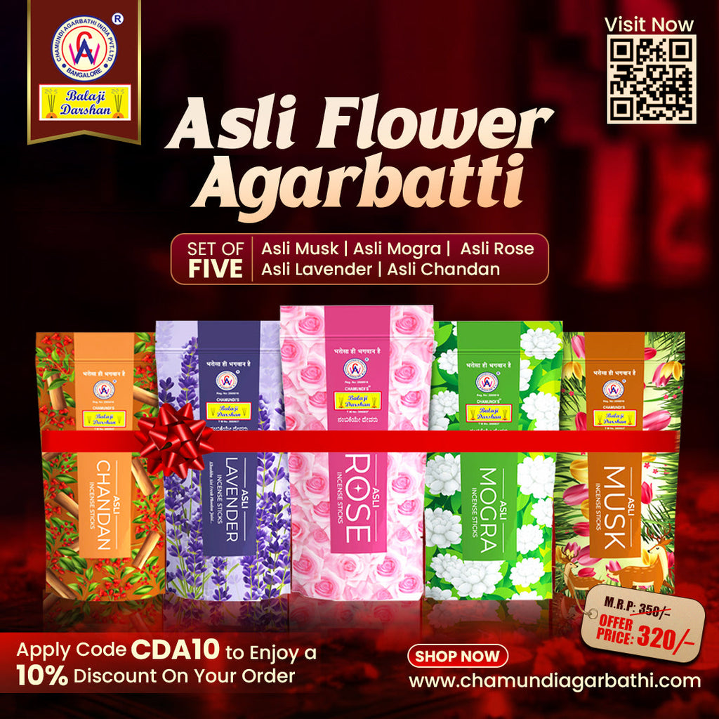 The Fragrance of Purity: Discover the Asli Flower Range by Chamundi Agarbathi