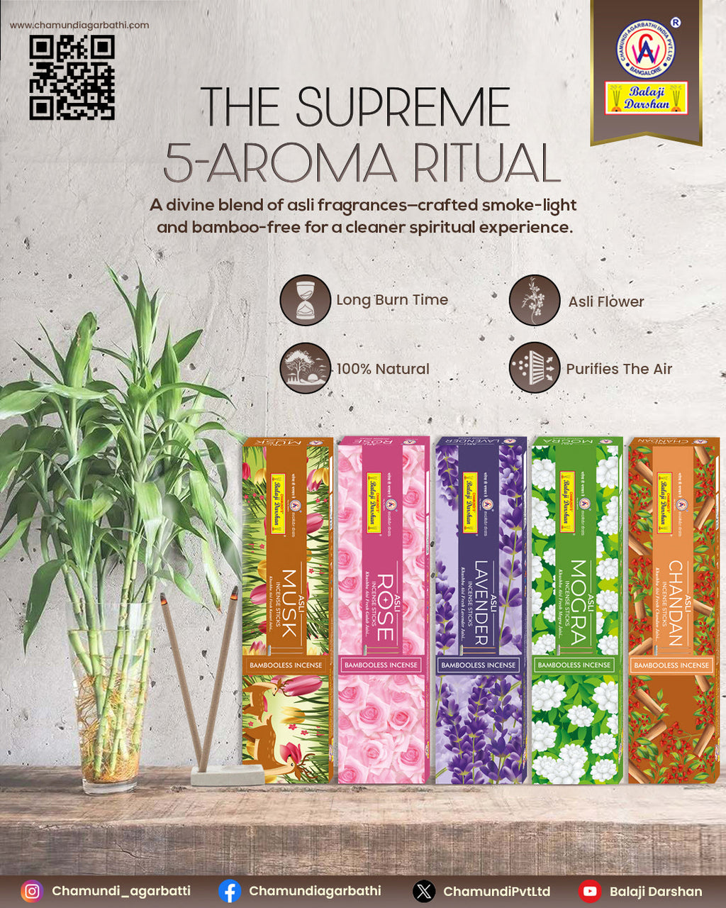 6 Benefits of Using Chamundi Agarbathi Bamboo-Less Dhoop Sticks for Pooja