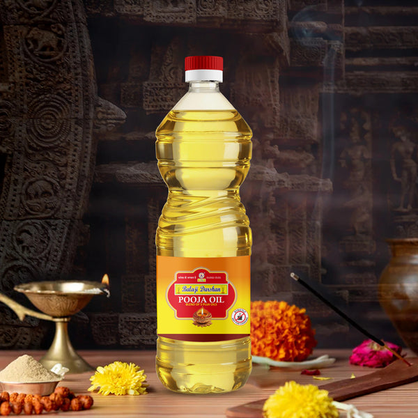 Pooja Oil for Diya & Daily Puja | Pure & Traditional – Chamundi Agarbathi