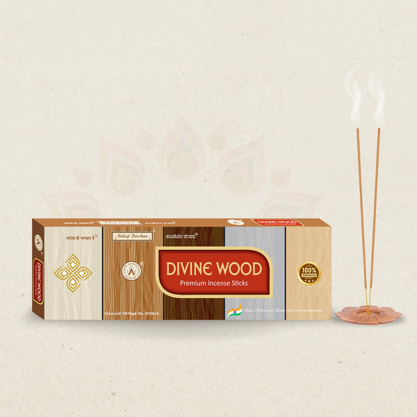 DIVINE WOODS - NATURAL HAND ROLLED PURE HALMADDI AGARBATHI