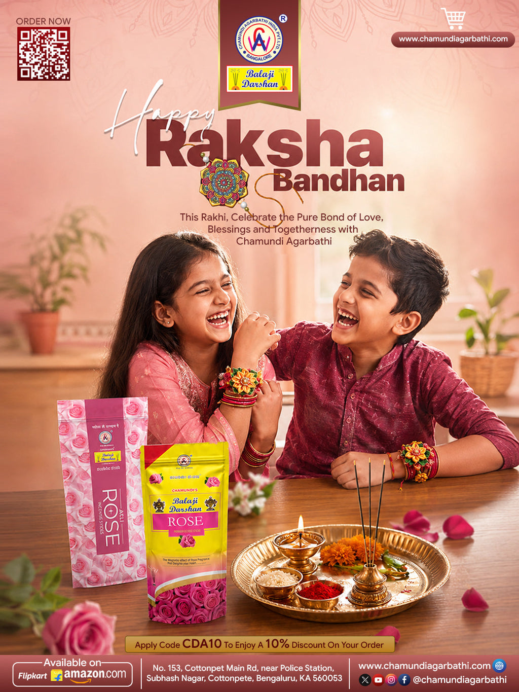 Raksha Bandhan: A Sacred Thread, A Timeless Bond &amp; The Fragrance of Devotion