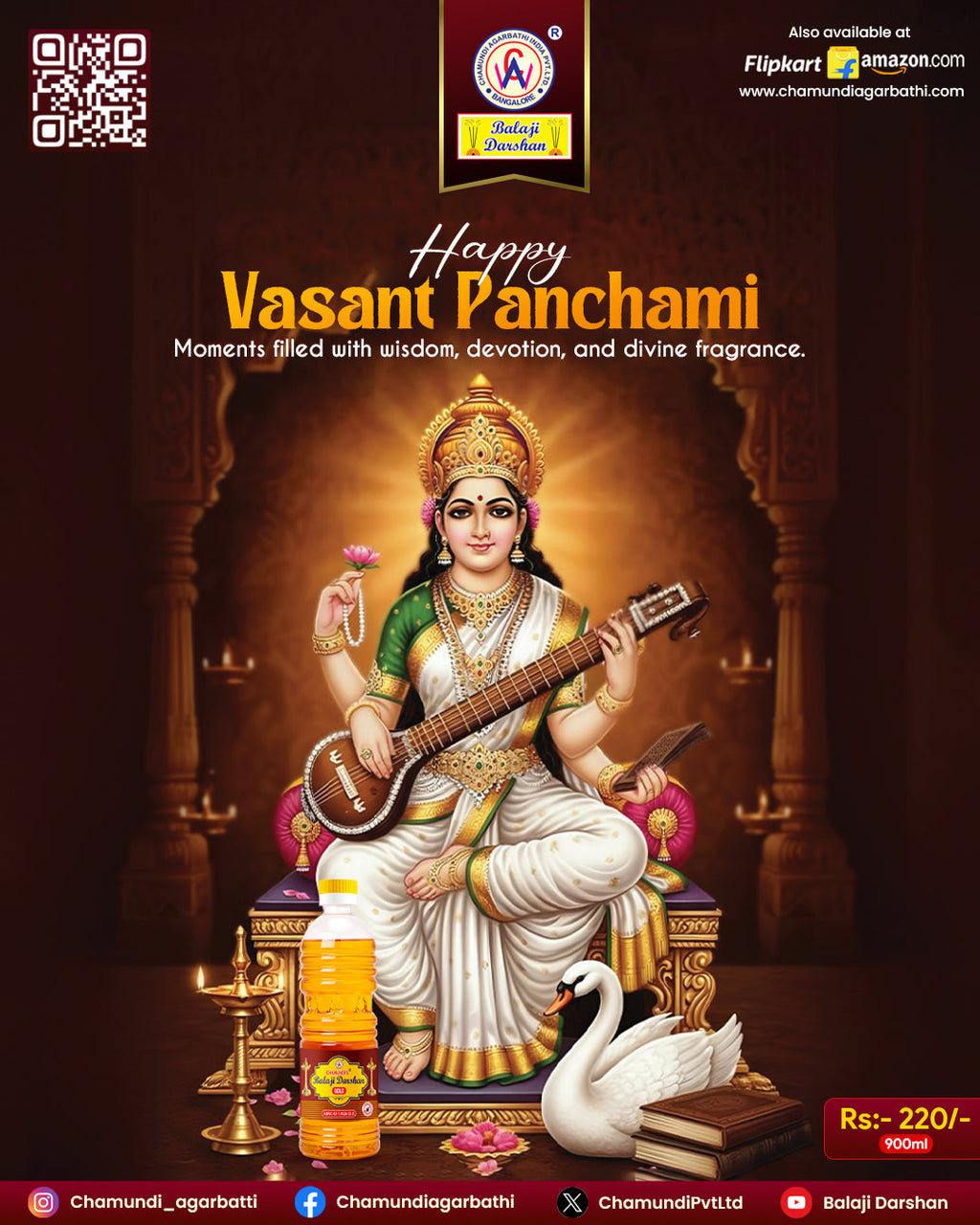 Vasant Panchami Puja Essentials: Importance of Agarbathi, Puja Oil & Camphor