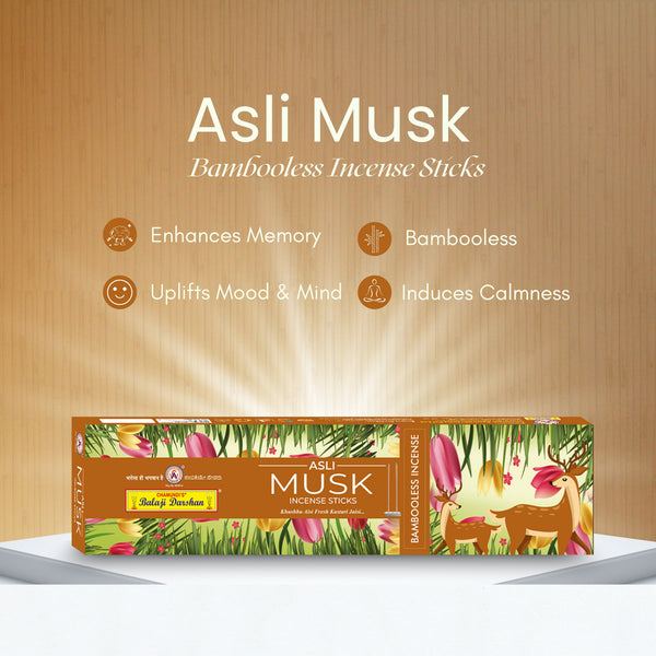 Asli Musk Bambooless Agarbtahi