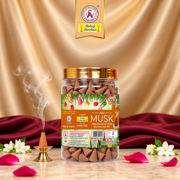 Balaji Darshan - Asli Musk Dhoop Cones
