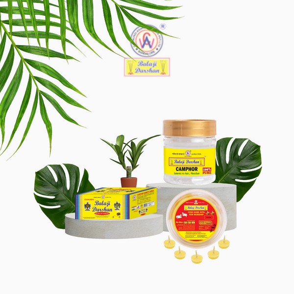 Combo Cup Dhoop + Camphor + Ghee Diya
