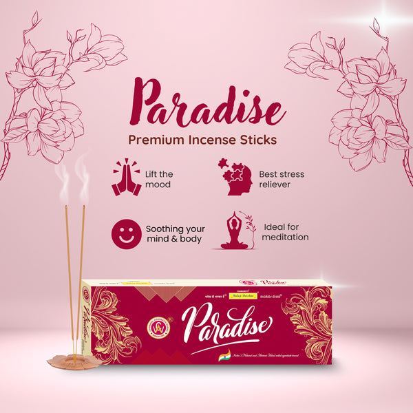 PARADISE - NATURAL HAND ROLLED PURE HALMADDI AGARBATHI