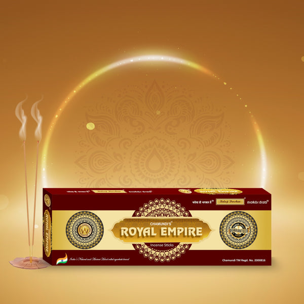 ROYAL EMPIRE - NATURAL HAND ROLLED PURE HALMADDI AGARBATHI