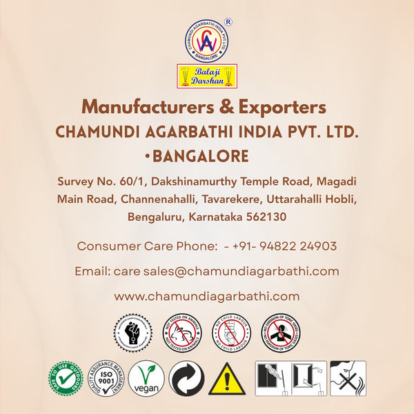 Balaji Darshan - Asli Chandan Colour Cones