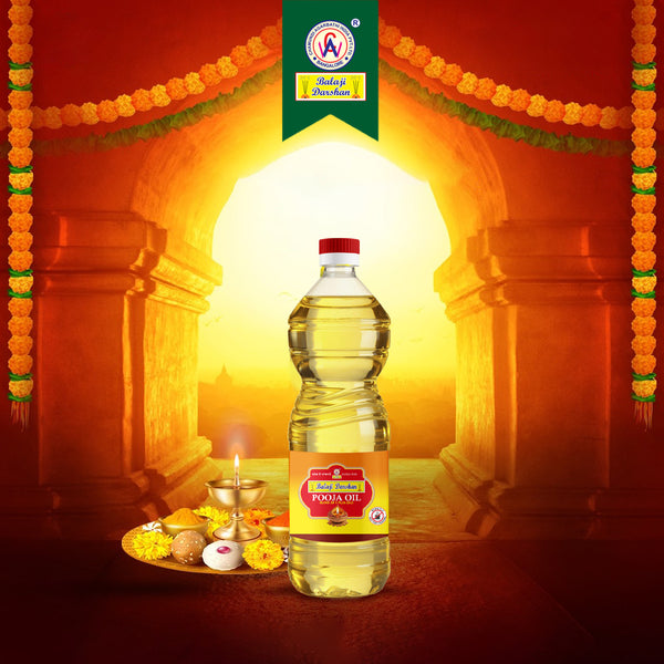 Pooja Oil for Diya & Daily Puja | Pure & Traditional – Chamundi Agarbathi